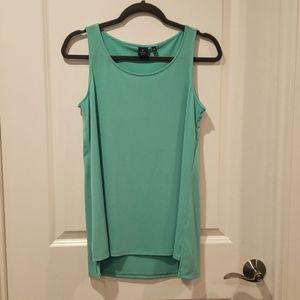 KAARI BLUE Sleeveless polyester/spandex top Large